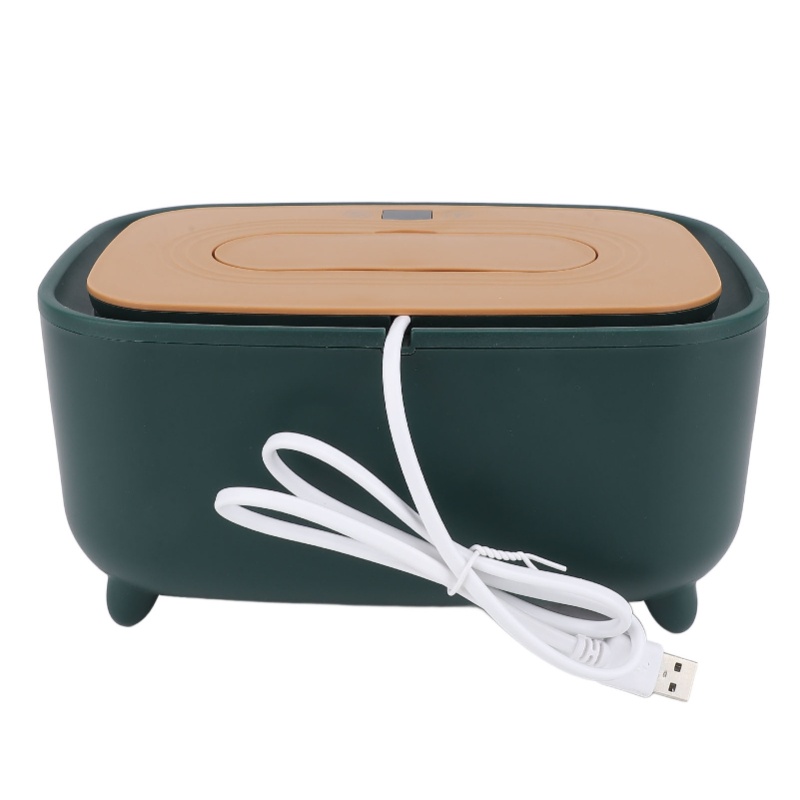 Baby Wipe Warmer - เครื่องอุ่นผ้าเช็ดทำความสะอาดเด็กแบบปรับได้ USB เงียบ พกพาสะดวก 16 โหมด