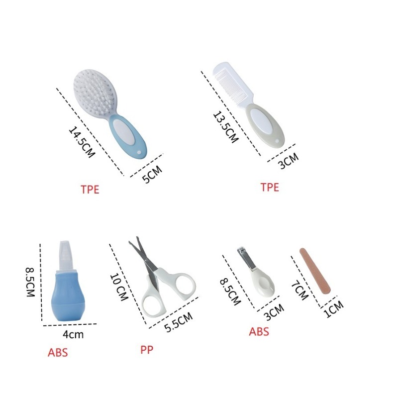 Baby Products Packaging - ชุดดูแลบรรจุภัณฑ์ที่ใช้งานได้จริงสำหรับเด็กและทารก แปรงหวีเล็บอเนกประสงค์ อุปกรณ์ดูดจมูก ผลิตภัณฑ์สำหรับแม่และเด็ก