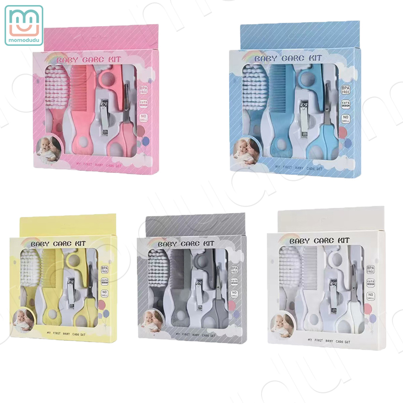 Baby Products Kit Set - ชุดอุปกรณ์ดูแลเด็ก 6 ชิ้น ชุดดูแลเล็บและเส้นผมที่ปลอดภัยสำหรับทารกแรกเกิดและเด็กเล็ก