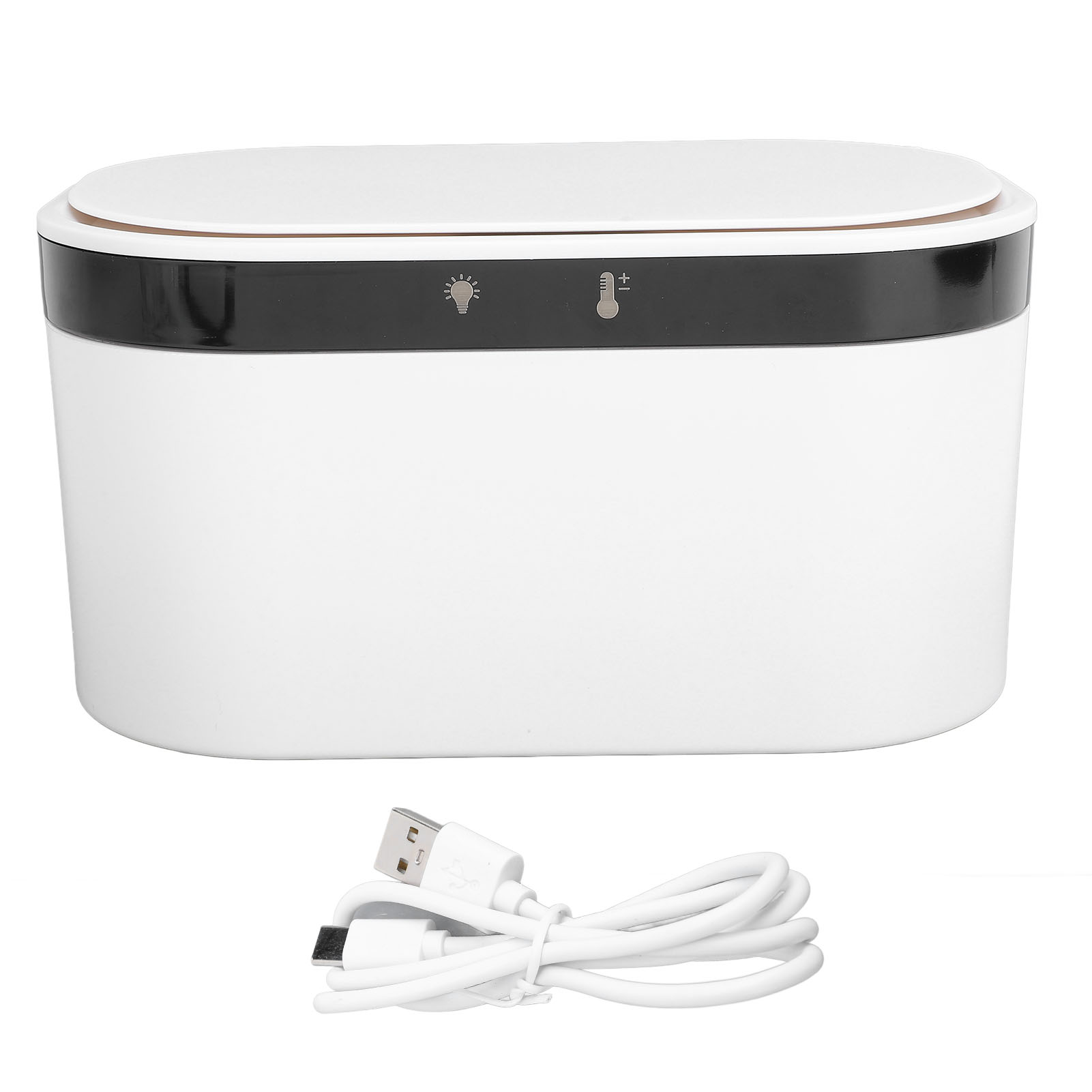 Baby Wipe Warmer - ผ้าเช็ดทําความสะอาดเด็กอุ่นอุณหภูมิคงที่ USB ขับเคลื่อนผ้าเช็ดทําความสะอาดเปียกเครื่องทําความร้อนพร้อมไฟกลางคืนสีขาว