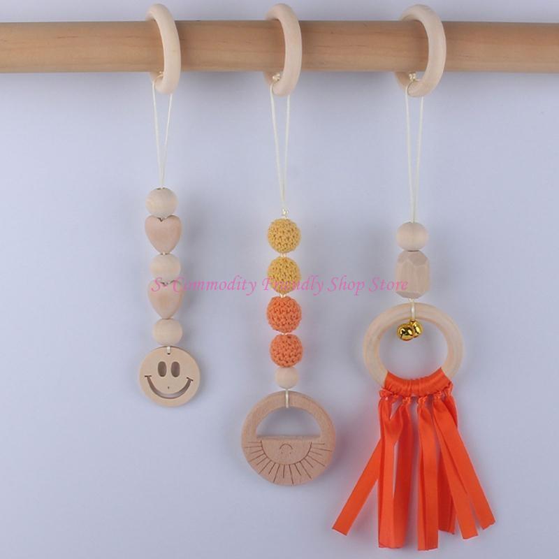 Baby Rattle Toy Set - 85AE 3 ชิ้น/เซ็ต Baby Gym กรอบจี้