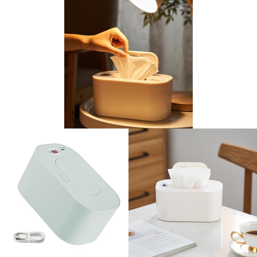 Baby Wipe Warmer - ผ้าเช็ดทำความสะอาดเปียก ผ้าเช็ดทำความสะอาดแบบเปียกที่หรูหรา เครื่องอุ่นผ้าเช็ดทำความสะอาดสำหรับเด็ก