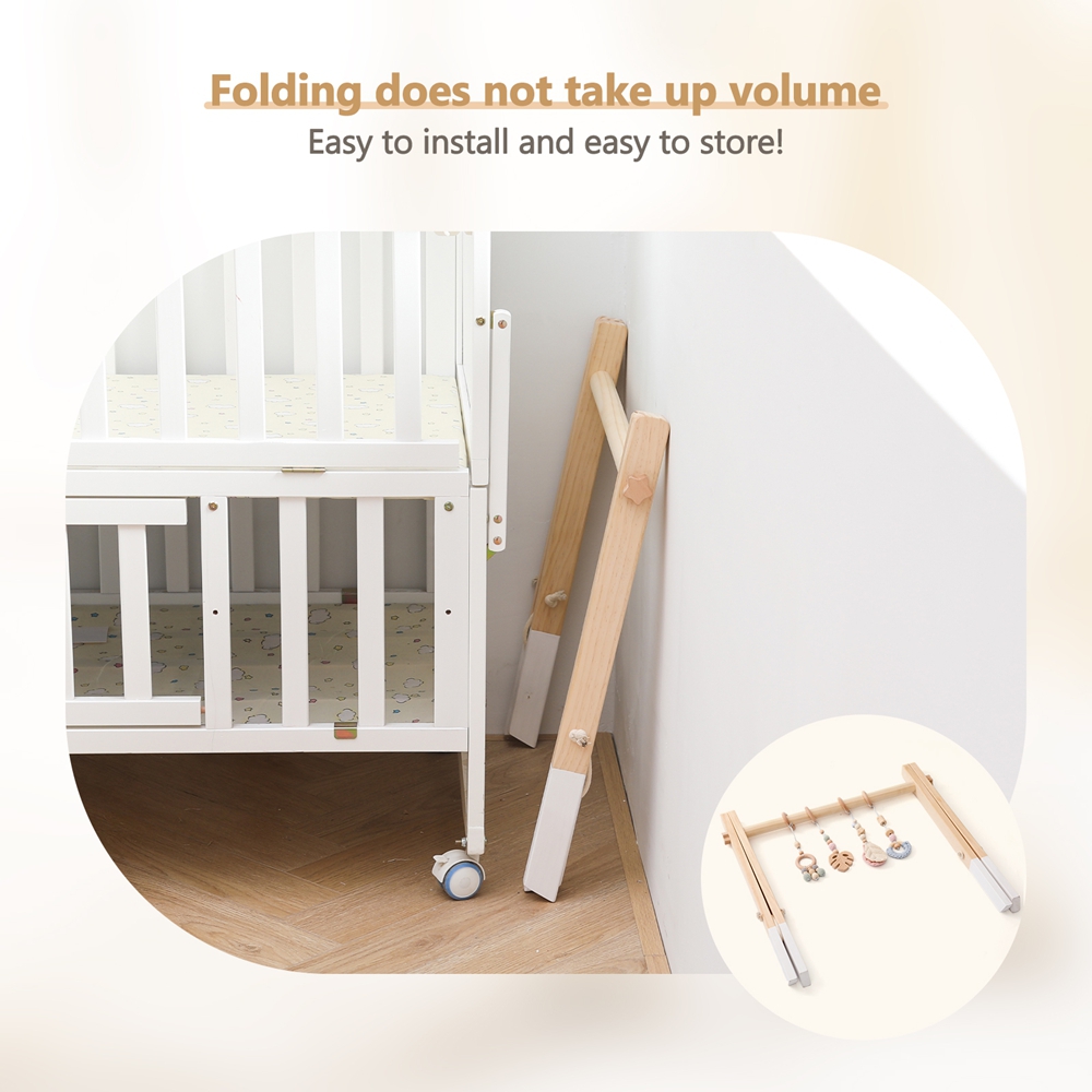 ของเล่นไม้เขย่ามือ ของเล่นแขวน - Baby Rattle Toy Set บทวิจารณ์และราคา