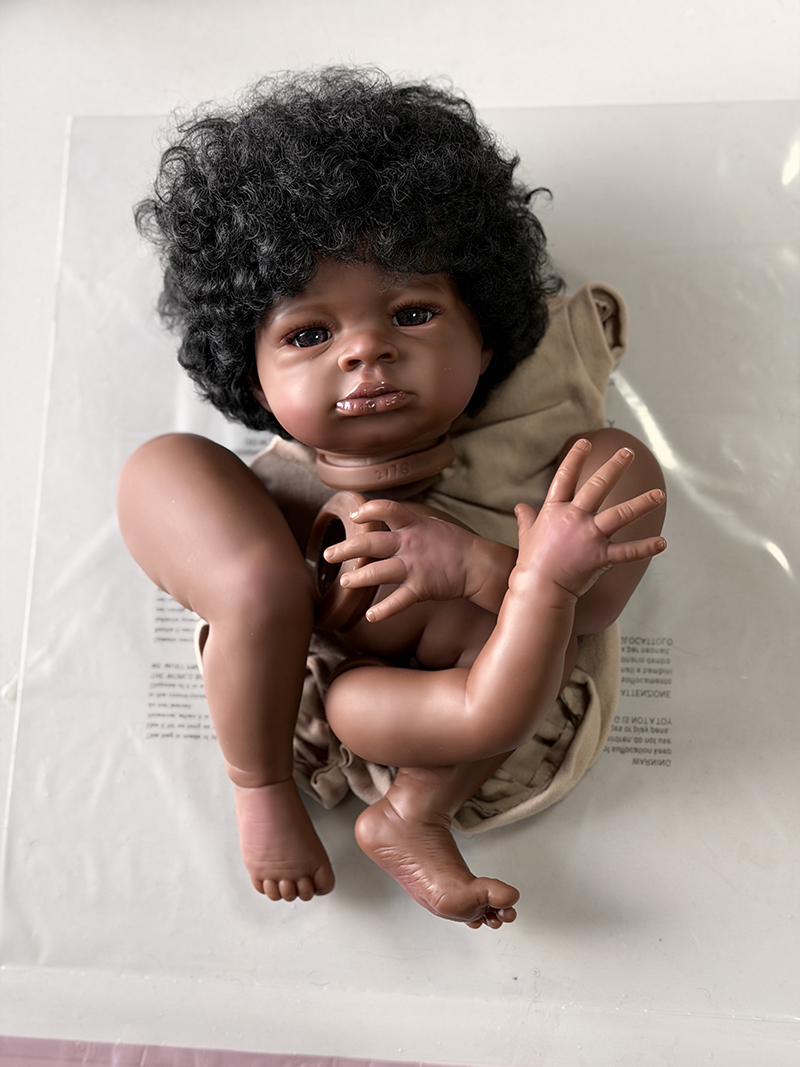 ตุ๊กตาเด็กทารก Reborn ผิวสีเข้ - Baby Products For Curly Hair บทวิจารณ์และราคา