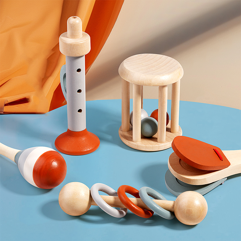 ชุดเครื่องดนตรีเด็ก 5 ชิ้น ของ - Baby Rattle Toy Set บทวิจารณ์และราคา