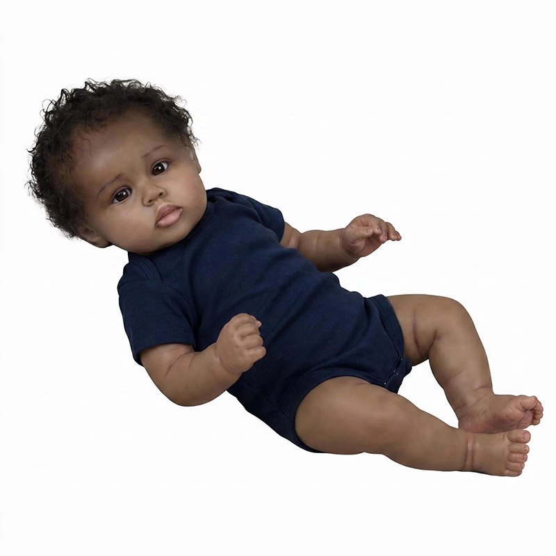 ตุ๊กตาซิลิโคนไวนิลนุ่ม 48 ซม.  - Baby Products For Curly Hair บทวิจารณ์และราคา