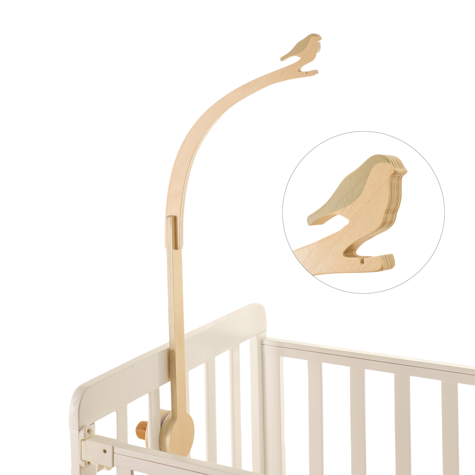 ที่แขวนกระดิ่งเตียงไม้รูปนกขนา - Baby Rattle Toy Set บทวิจารณ์และราคา