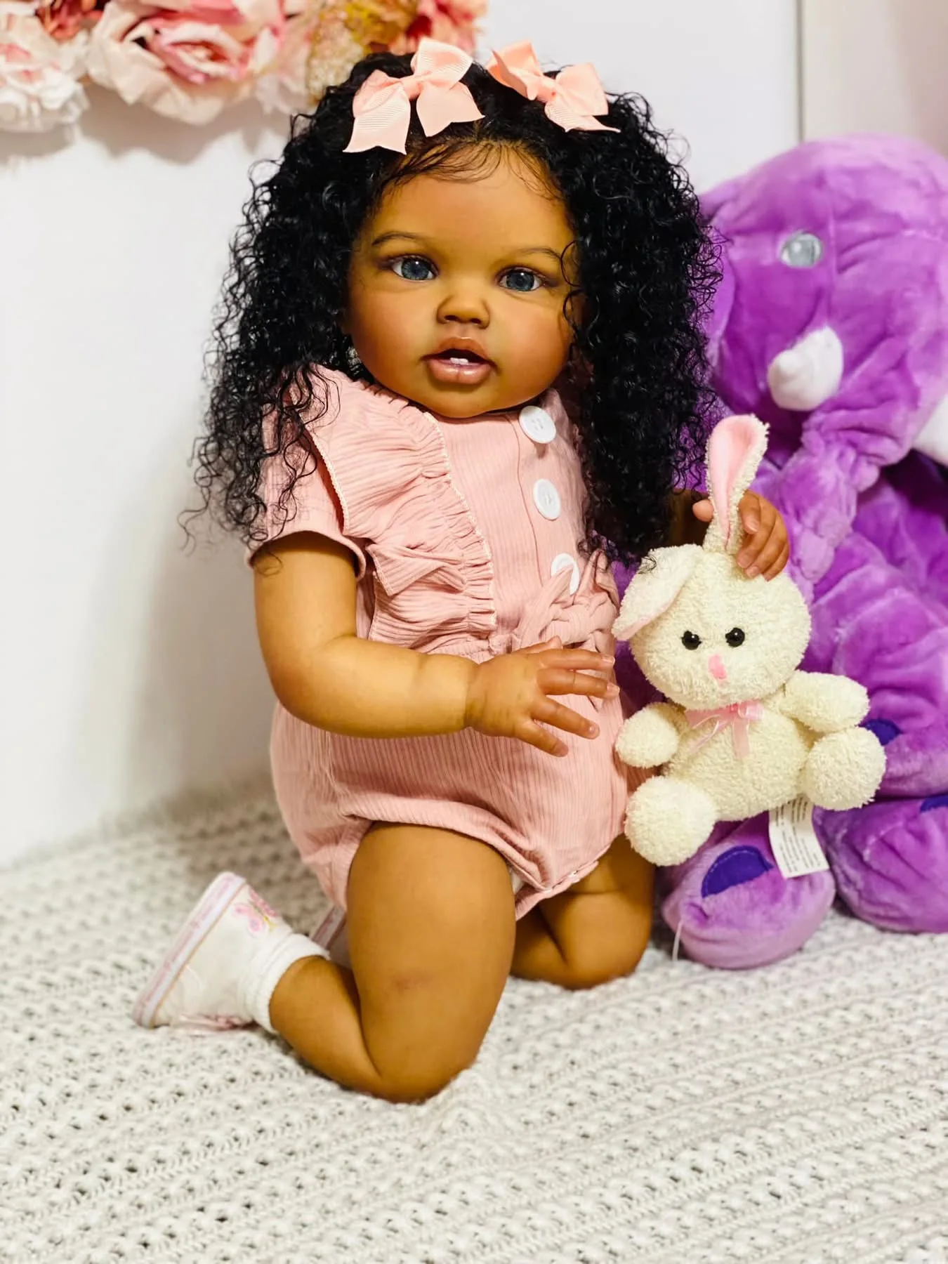 24 นิ้วเด็กทารก Reborn เด็กวัย - Baby Products For Curly Hair บทวิจารณ์และราคา
