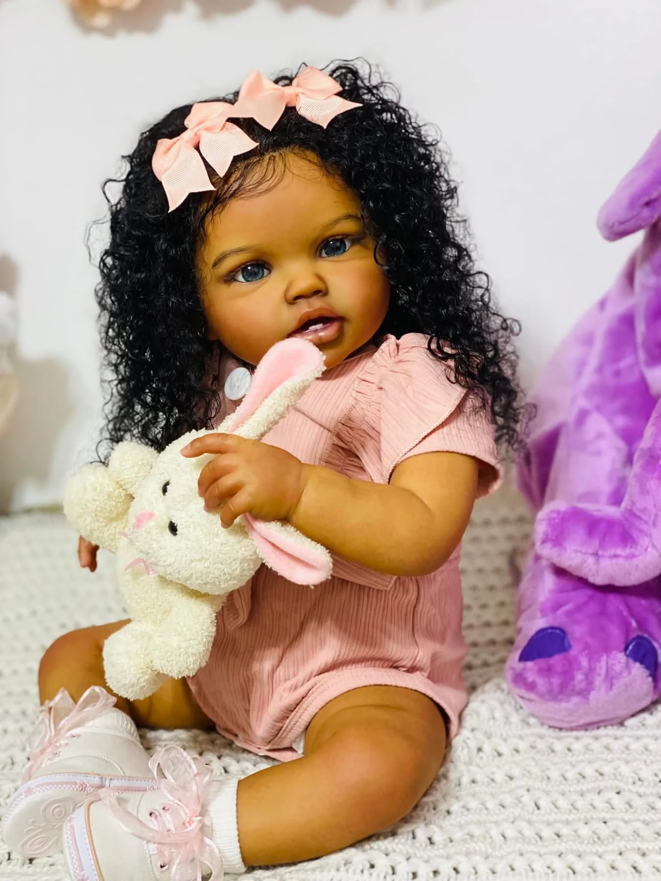 24 นิ้วเด็กทารก Reborn เด็กวัย - Baby Products For Curly Hair บทวิจารณ์และราคา