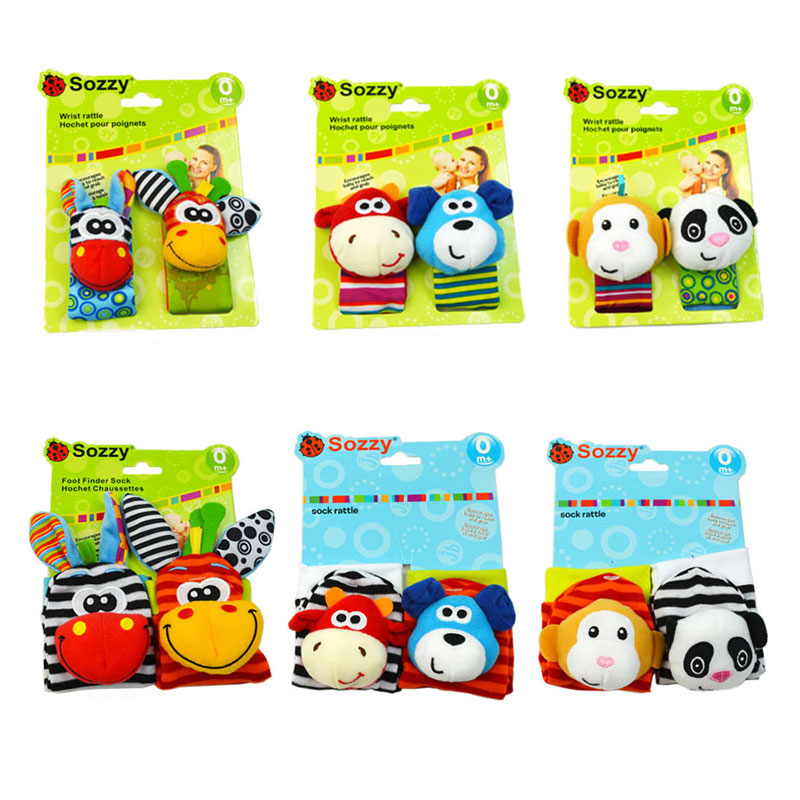 ถุงเท้าเด็ก Rattle ของเล่นสําห - Baby Rattle Toy Set บทวิจารณ์และราคา