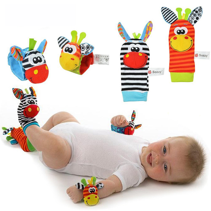 ถุงเท้าเด็ก Rattle ของเล่นสําห - Baby Rattle Toy Set บทวิจารณ์และราคา