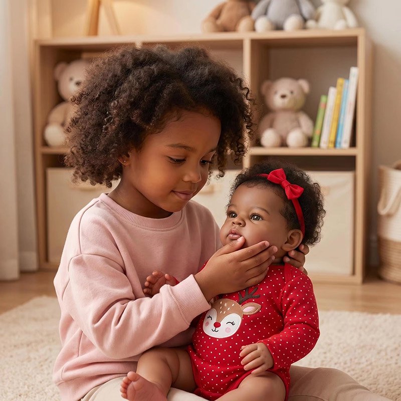 ตุ๊กตาเด็กผู้หญิงผิวสีเข้มขนาด - Baby Products For Curly Hair บทวิจารณ์และราคา